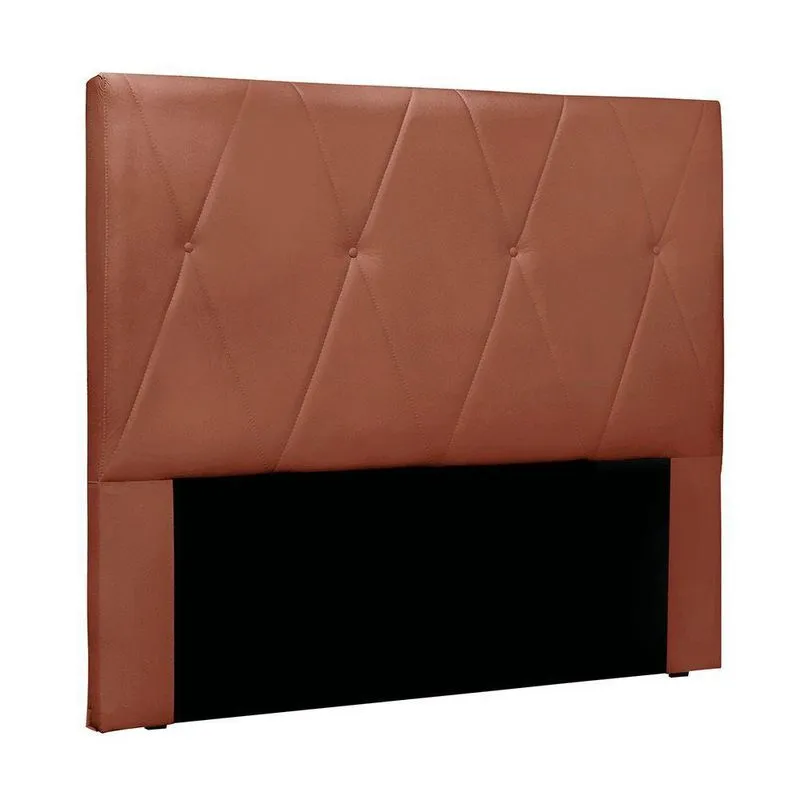 Cabeceira Cama Box Solteiro 90 Cm Aquilla Veludo S04 - D'rossi Cor Cobre