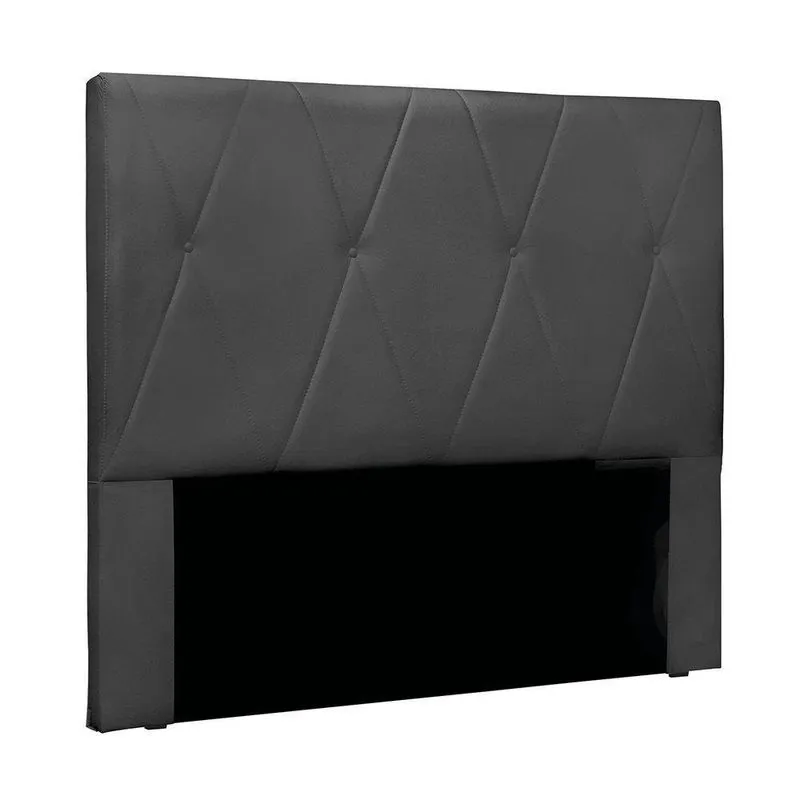 Cabeceira Cama Box Casal 140 Cm Aquilla Veludo S04 - D'rossi Cor Preto