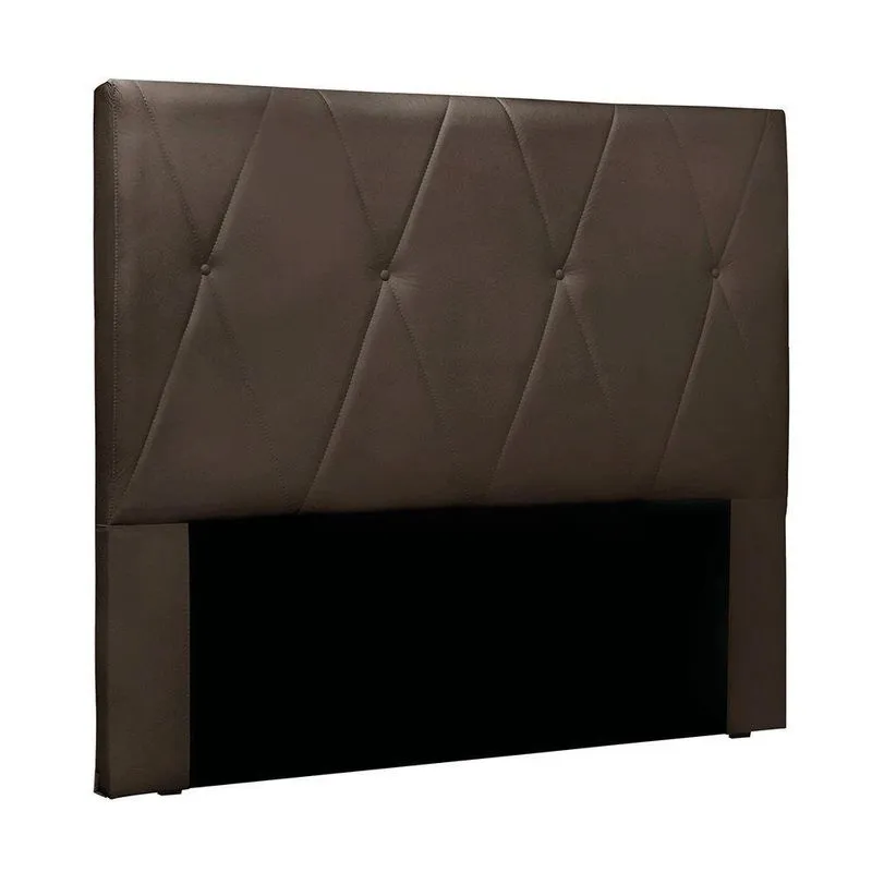 Cabeceira Cama Box King 195 Cm Aquilla Veludo Marrom S04 - D'rossi