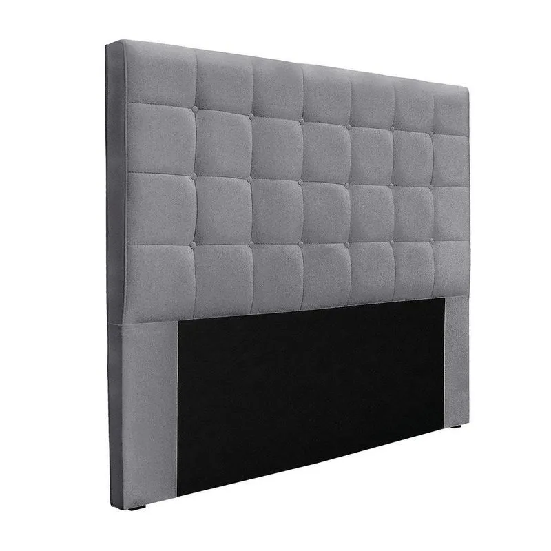 Cabeceira Cama Box Solteiro 90 Cm Verona Linho Cinza S04 - D'rossi