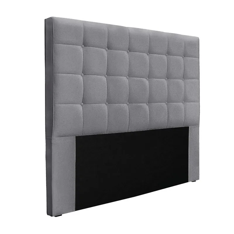 Cabeceira Cama Box Queen 160 cm Verona Linho Cinza S04 - D'Rossi
