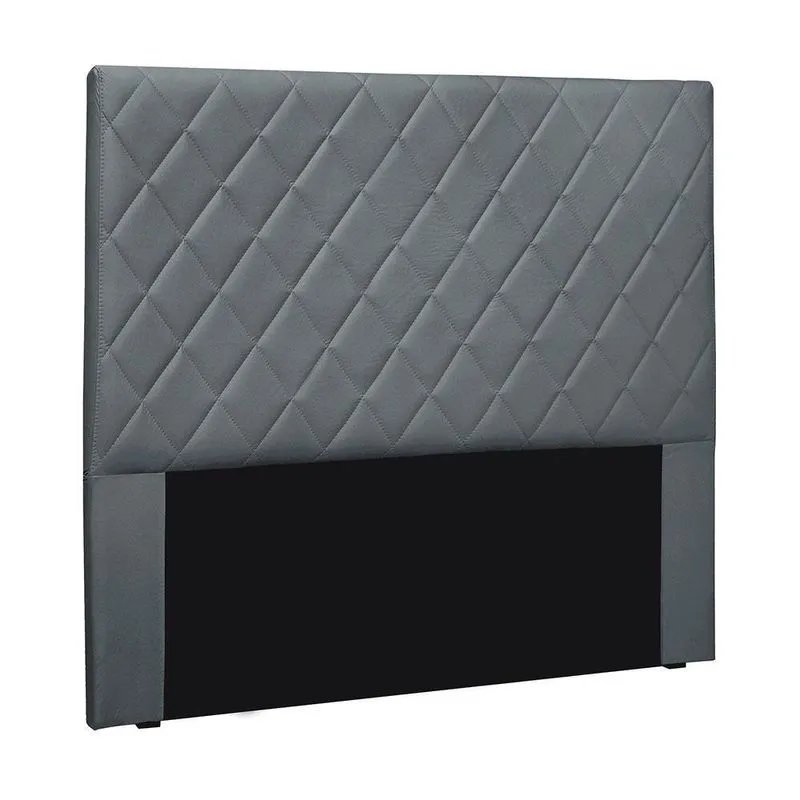 Cabeceira Cama Box King 195 Cm Dubai Veludo S04 - D'rossi Cor Cinza
