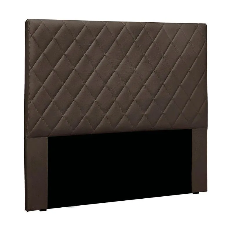 Cabeceira Cama Box King 195 Cm Dubai Veludo S04 - D'rossi Cor Marrom