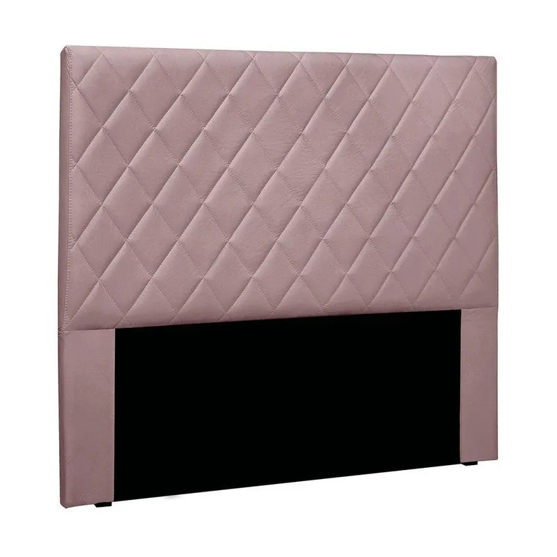 Cabeceira Cama Box King 195 Cm Dubai Veludo S04 - D'rossi Cor Lilás