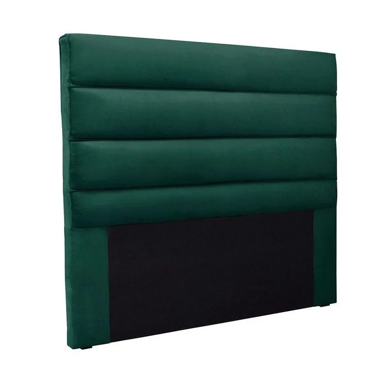 Cabeceira Cama Box Solteiro 90 Cm Arles Veludo Verde S04 - D'rossi
