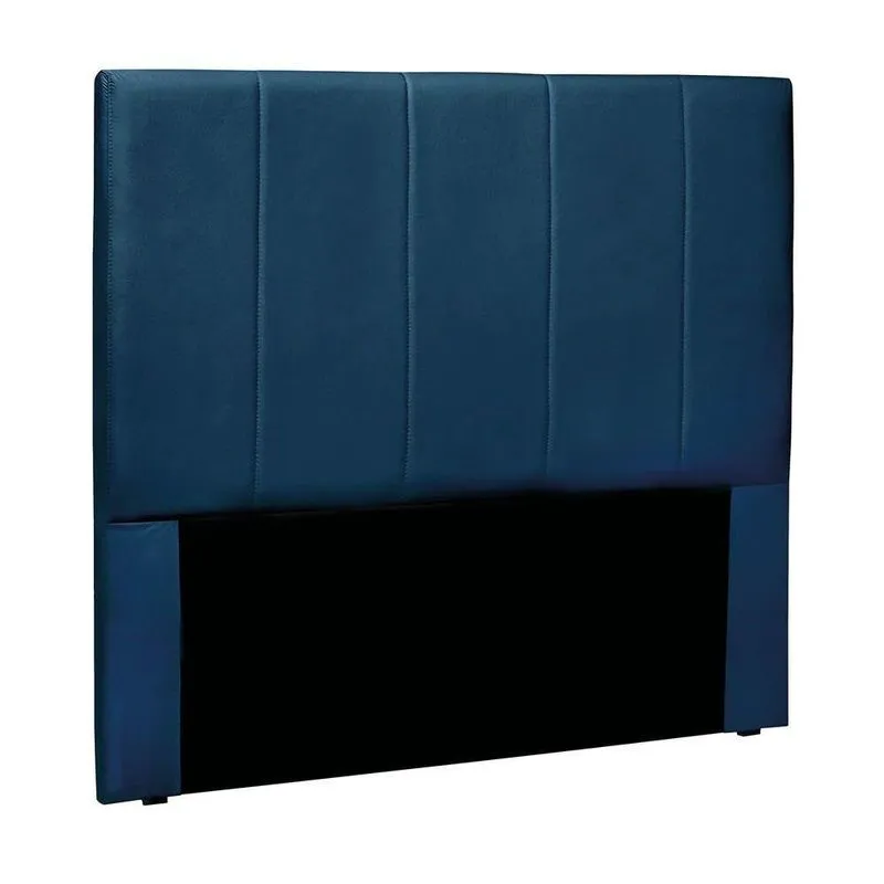 Cabeceira Cama Box King 195 Cm Arizona Veludo S04 - D'rossi Cor Azul Marinho