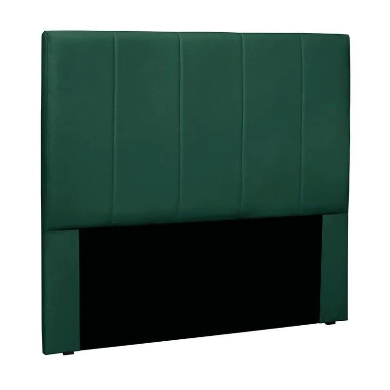 Cabeceira Cama Box King 195 Cm Arizona Veludo S04 - D'rossi Cor Verde