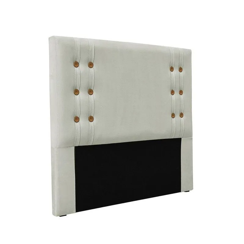 Cabeceira Cama Box Casal 140cm E Recamier Gênova Veludo S04 - D'rossi Cor Prata