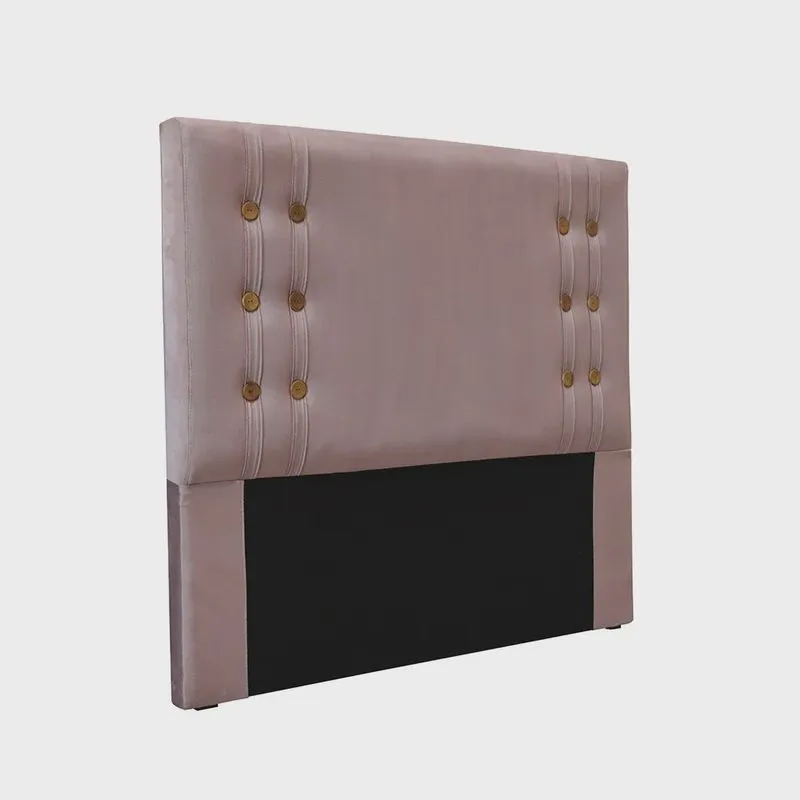 Cabeceira Cama Box Queen 160cm e Recamier Gênova Veludo Lilás S04 - D'Rossi