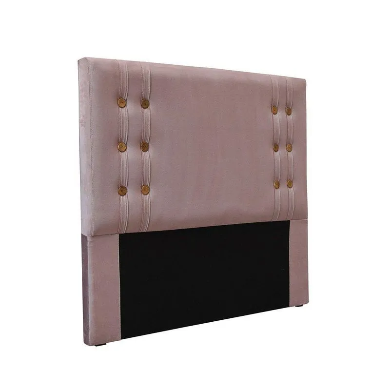 Cabeceira Cama Box King 195cm E Recamier Gênova Veludo S04 - D'rossi Cor Lilás