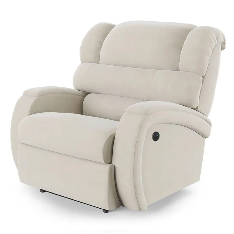 Poltrona Do Papai Reclinável Napoli Power Touch Usb Veludo Fh1 Verde