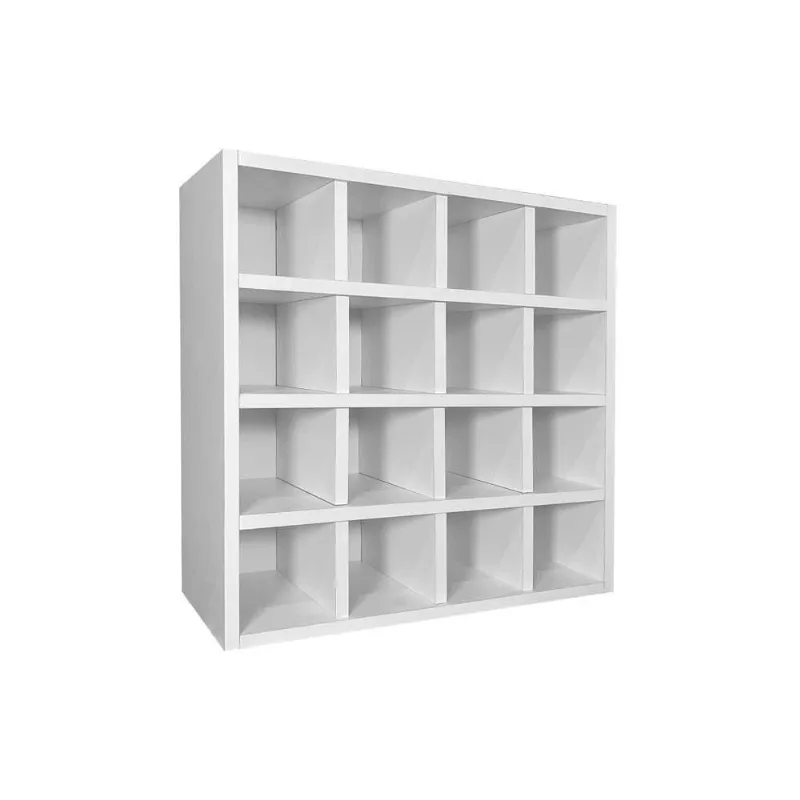 Porta Toalha Nicho Toalheiro 16 Lugares 52x52cm Sam M12 - D'rossi Cor Branco