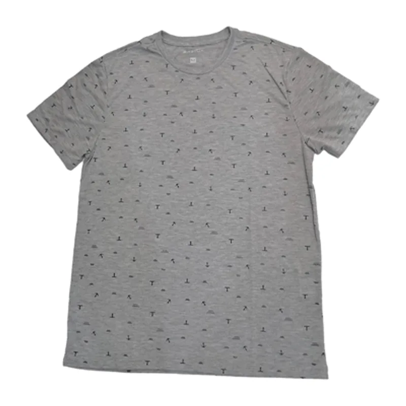 Camiseta Manga Curta Feminina Algodão com Poliéster Estampada C833 P