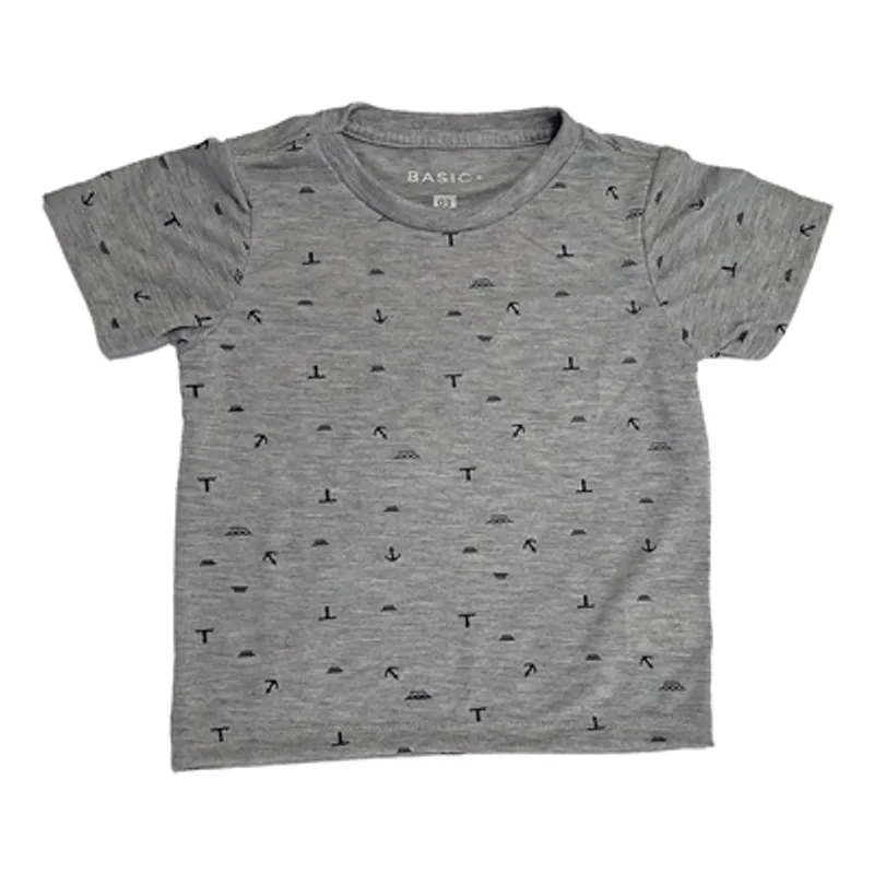 Camiseta Manga Curta Algodão com Poliéster Estampada Masculina