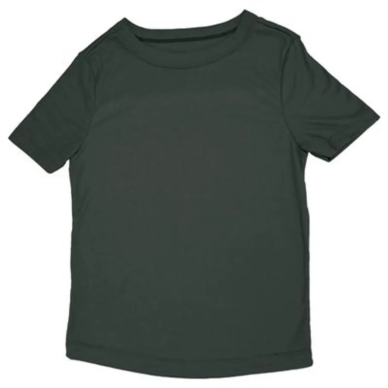 Blusa Feminina Manga Curta Justa Basic+ Ribana Verde Militar
