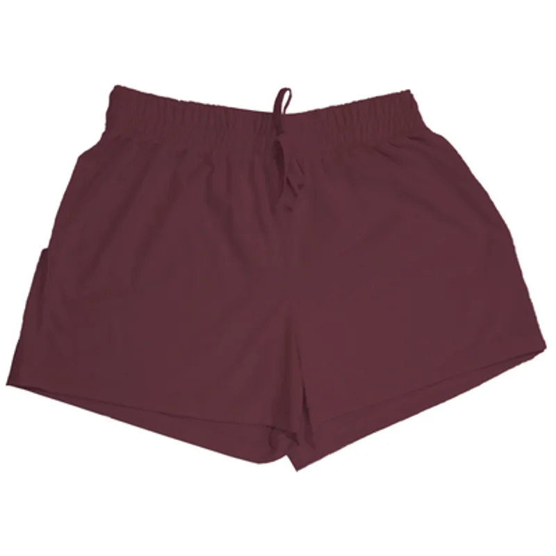 Short Meia Malha Basic+ Algodão e Poliéster Vinho