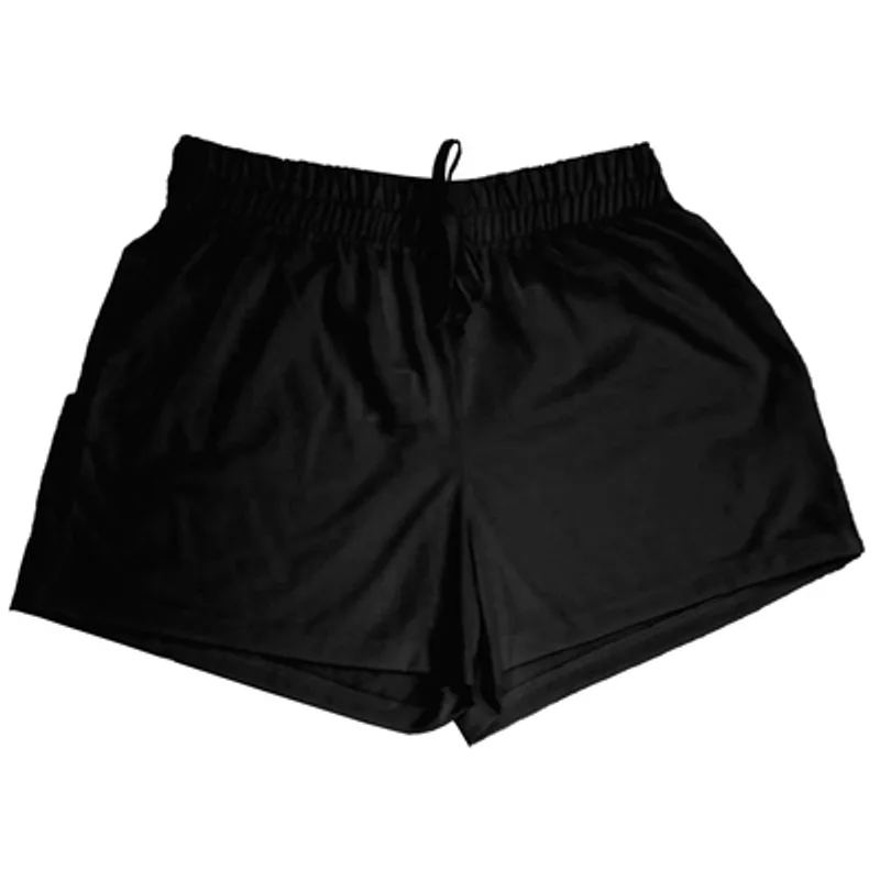 Short Meia Malha Basic+ Algodão e Poliéster Preto