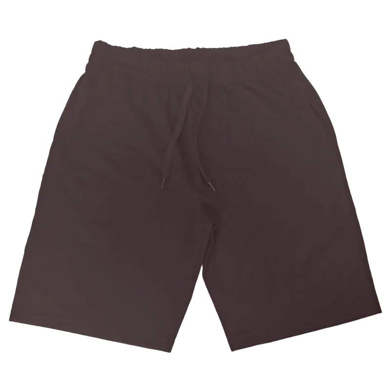 Bermuda Masculina Basic+ M103 Moletinho Poliéster Algodão Marrom