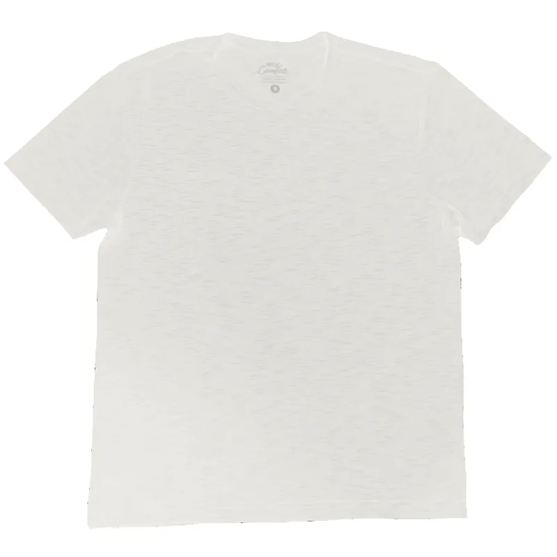 Camiseta Manga Curta Masculina Basic+ C810 Algodão Off White