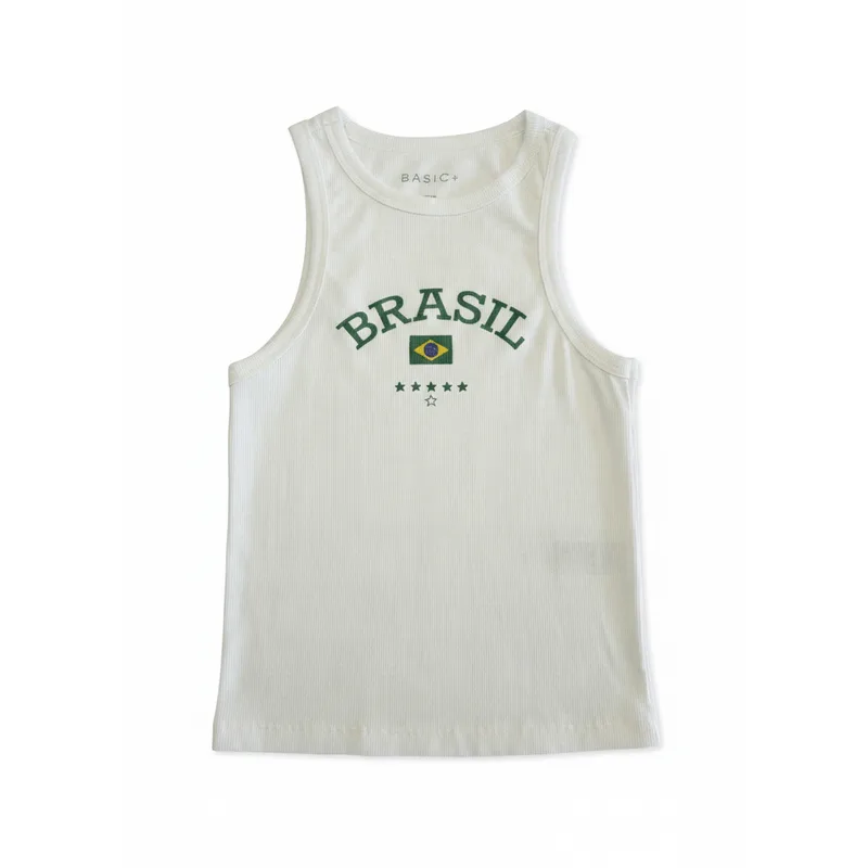 Regata Ribana Feminina Basic+ Copa Branco