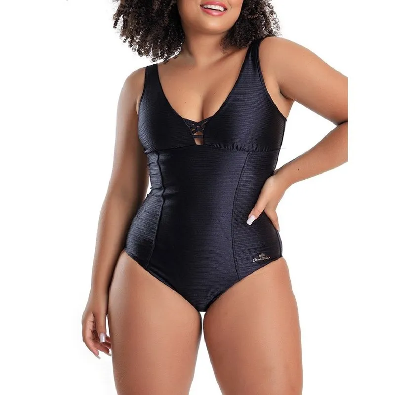 Maiô Modern Zero Barriga Banho de Mar