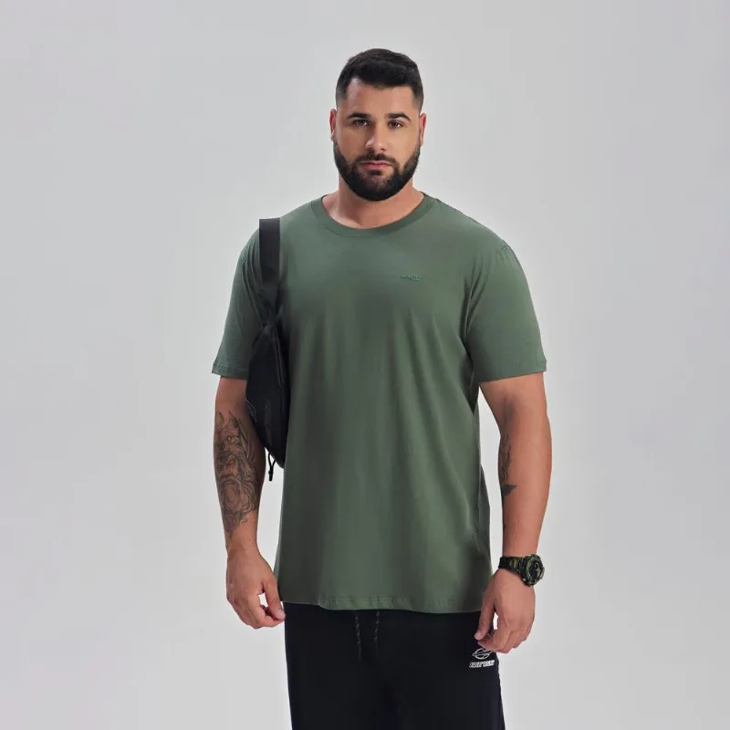 Camiseta manga curta extra masculino Mormaii Verde XGG