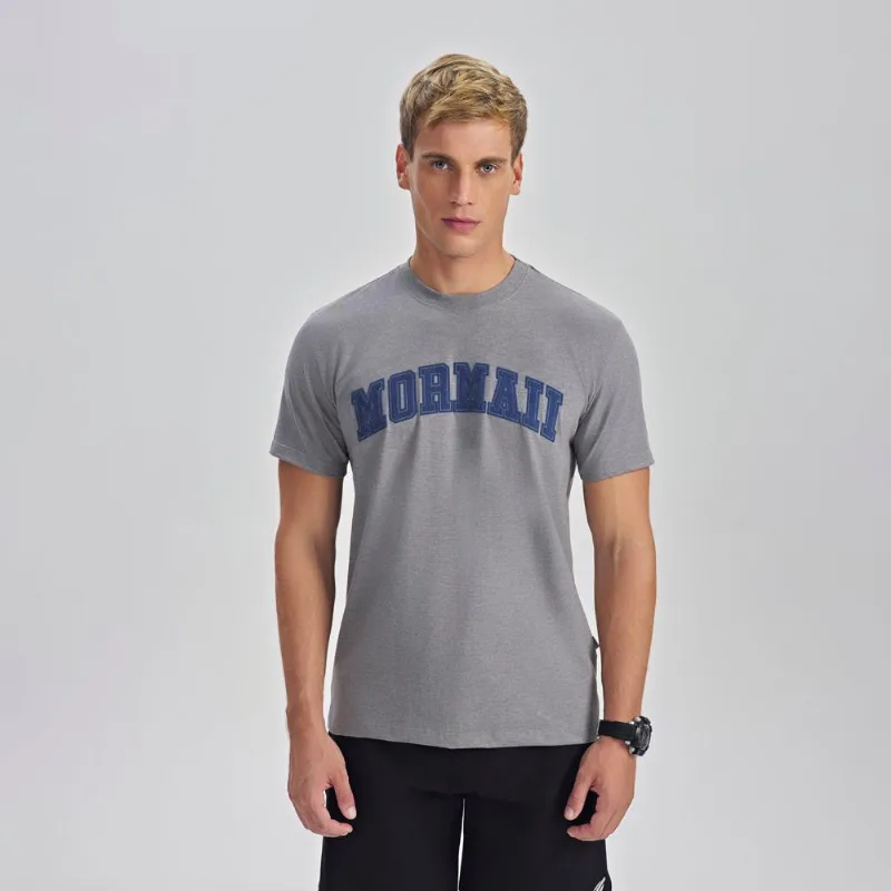 Camiseta manga curta masculino adulto Mormaii Cinza G