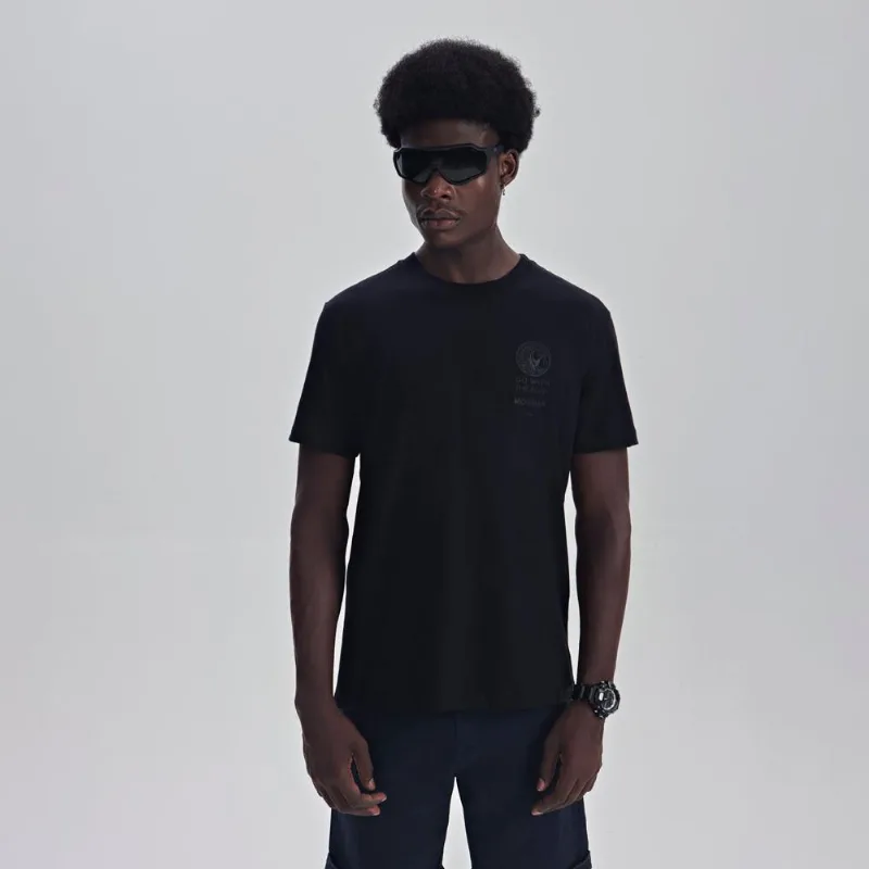 Camiseta manga curta masculino adulto Mormaii Preto P