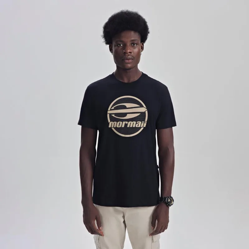 Camiseta manga curta masculino adulto Mormaii Preto M