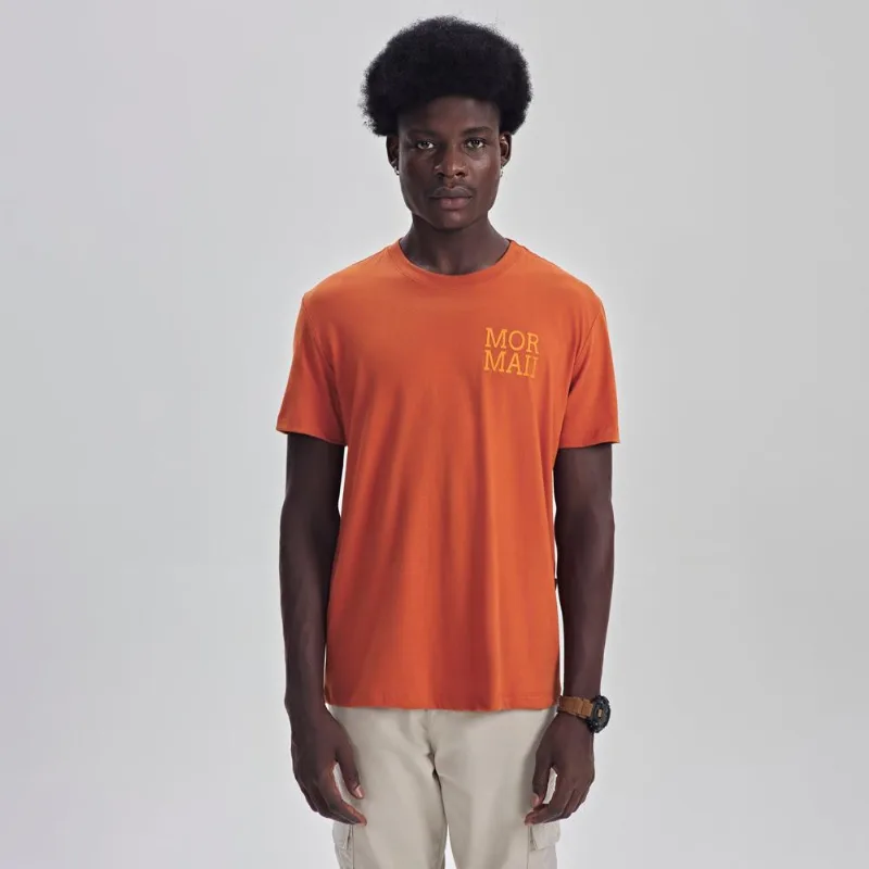 Camiseta manga curta masculino adulto Mormaii Laranja P