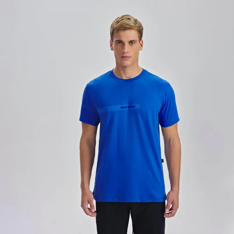Camiseta manga curta masculino adulto Mormaii Azul G