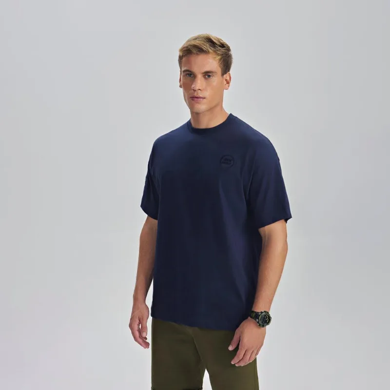 Camiseta manga curta masculino adulto Mormaii Azul-marinho M