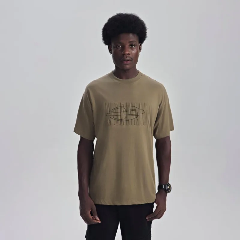 Camiseta manga curta masculino adulto Mormaii Marrom GG