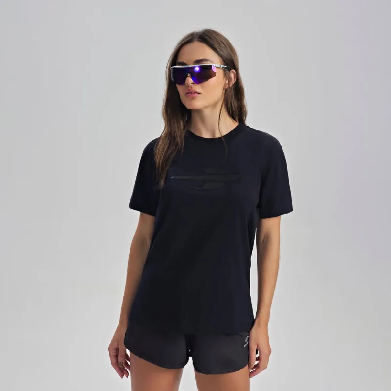 Camiseta manga curta adulto feminino Mormaii Preto GG