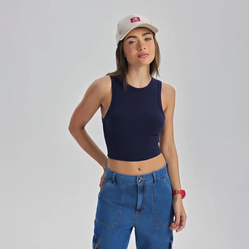 Regata cropped adulto feminino Mormaii Preto GG