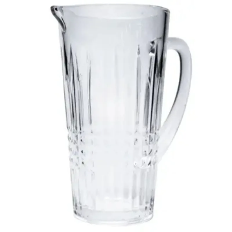 Conjunto Jarra 1L + 6 Copos 320ml Xadrez Essencial Mark Blank