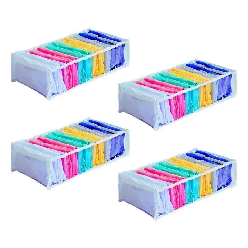 Kit 4 Colmeias Organizadoras Gaveta Guarda Roupa M 40x20x10