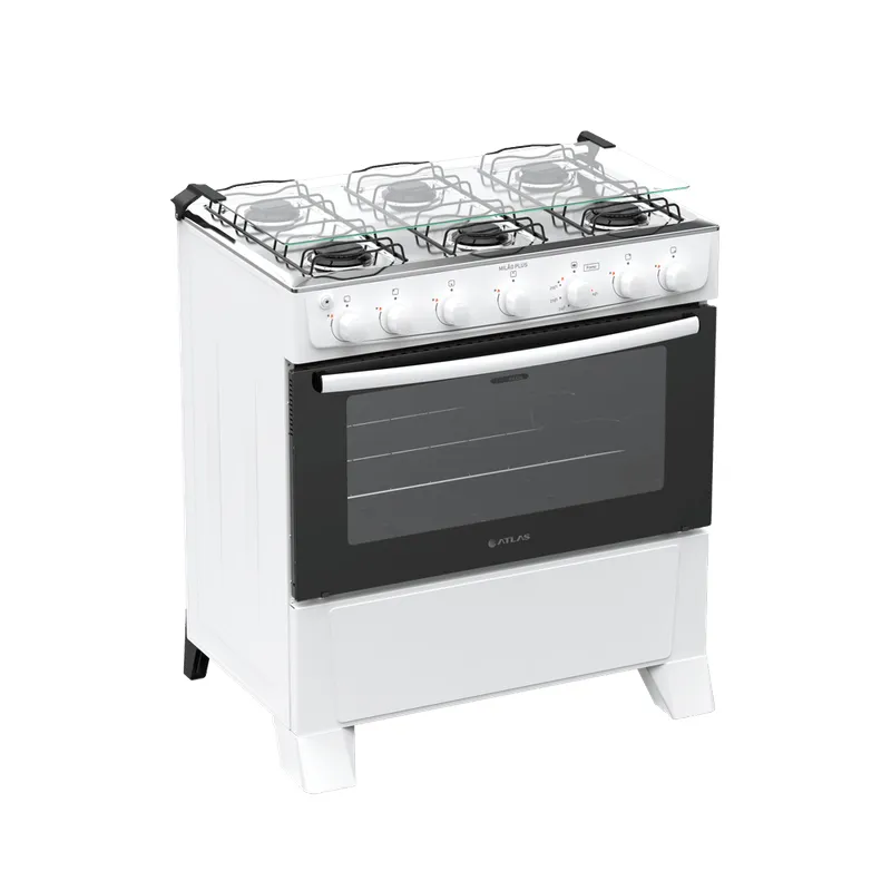 Fogão 06 Bocas Milão Plus Branco 25 - Atlas