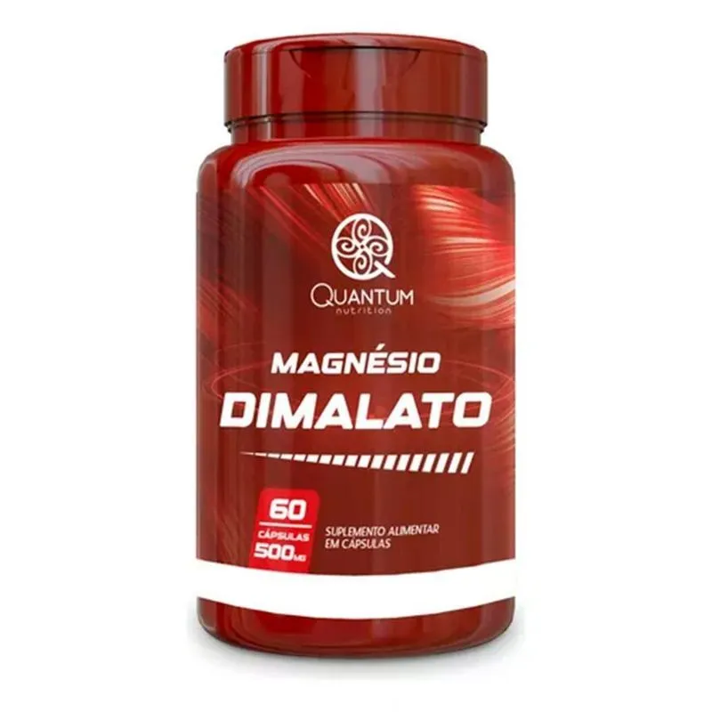 Dimalato Magnesio 500mg 60 Caps - Quantum