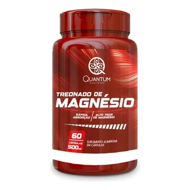 Treonato De Magnesio 500mg 60 Caps - Quantum