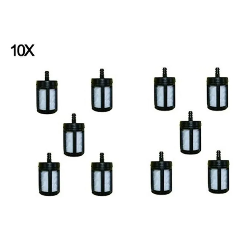10 Filtros De Gasolina Roçadeiras E Motosserras Bico Fino