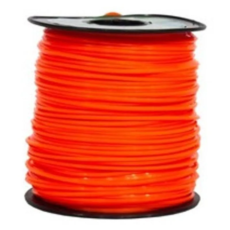 Bobina De Nylon 2,7mm Redondo Laranja 2kg Aprox. 296m