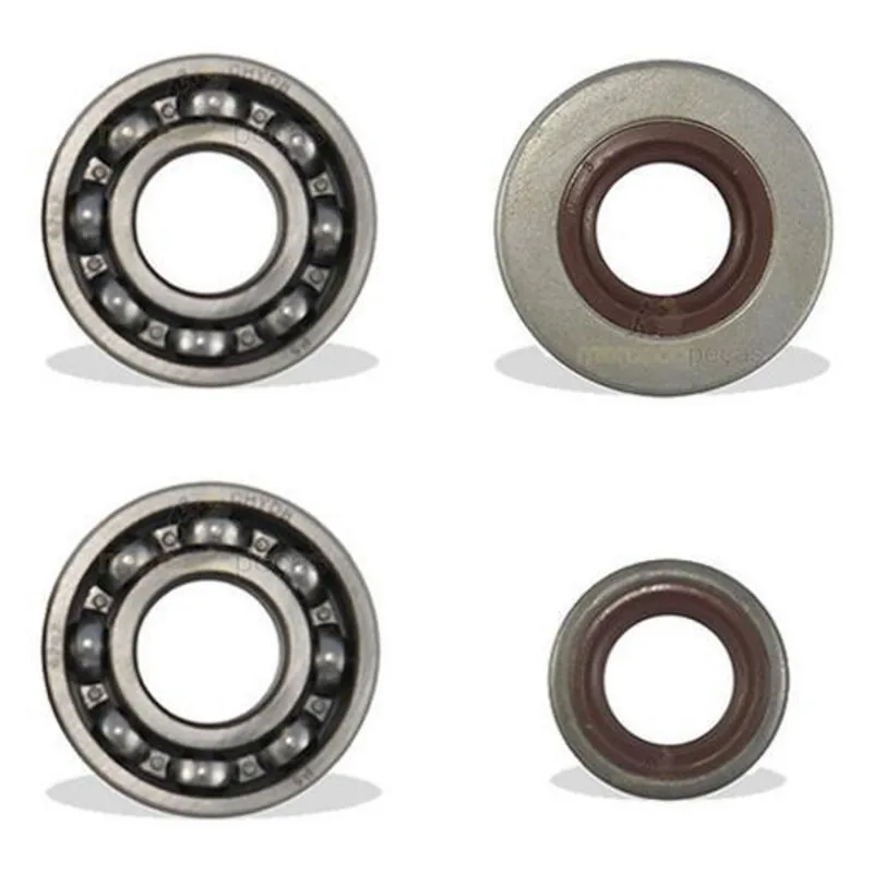 Retentor + Rolamentos Virabrequim Para Roçadeira Stihl Fs160