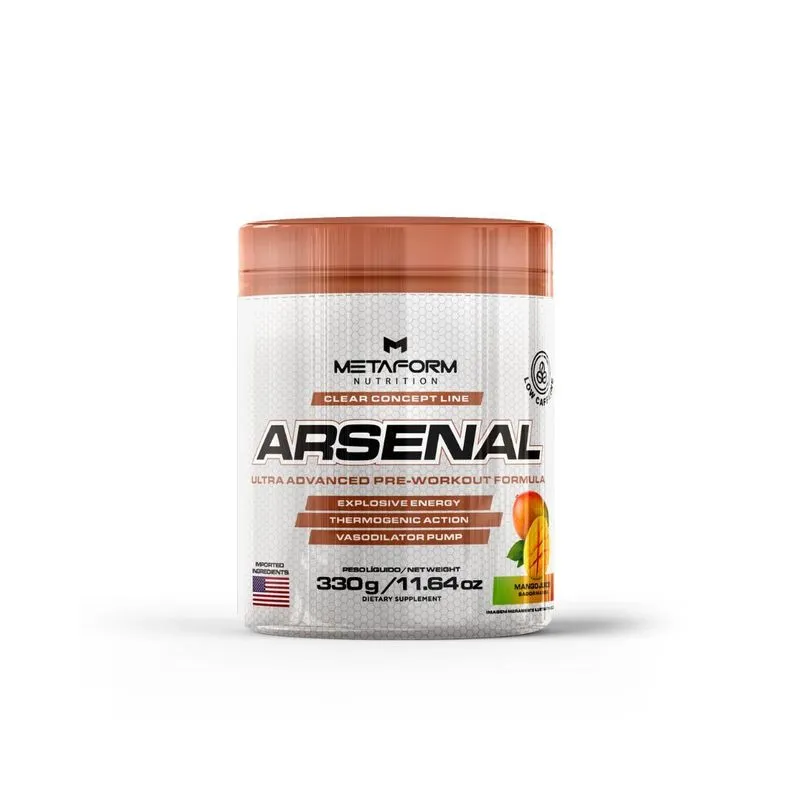 Pré Treino Arsenal 330g Metaform Nutrition