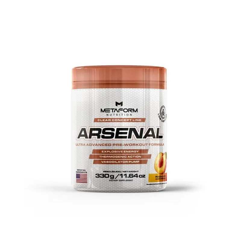 Pré Treino Arsenal 330g Metaform Nutrition