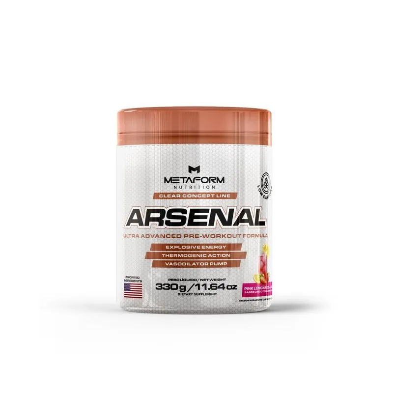 Pré Treino Arsenal 330g Metaform Nutrition