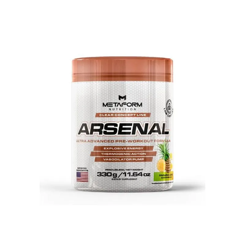 Pré Treino Arsenal 330g Metaform Nutrition