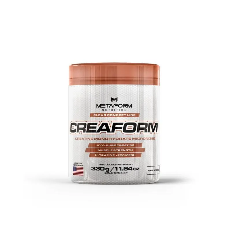 Creaform Creatina 100% Pura 330g Metaform Nutrition