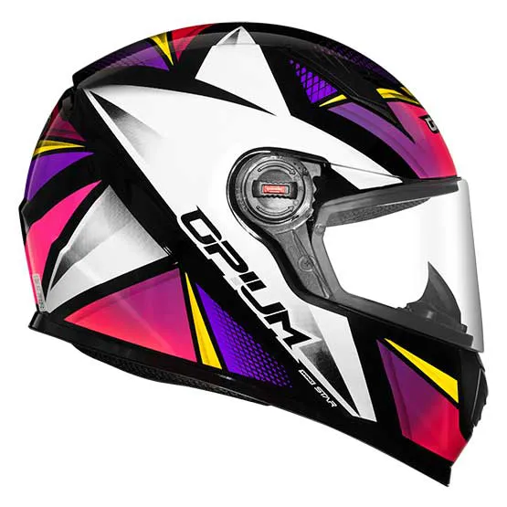 CAPACETE EBF OPIUM WIND STAR PTO/ROSA
