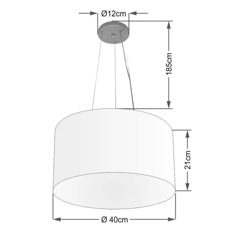 Lustre Pendente MD-39801 Bivolt Para 3 Lâmpadas E27 Preto Vivare Brasil Iluminação